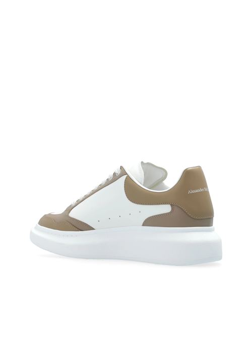 white/beige calf leather smooth grain panelled design Alexander McQueen | 757710WIFT91621